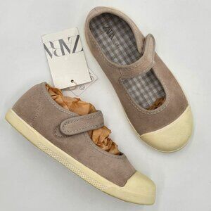 Zara Suede Mary Jane Sneakers - NWT